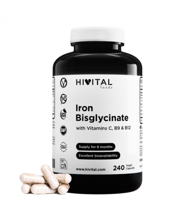HIVITAL HIERRO + VIT C + AC FOLICO 240 CAPS BISG