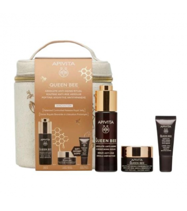APIVITA QUEEN BEE SERUM 30 ML + MINIS+NECESER