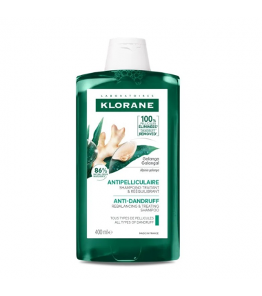 KLORANE GALANGA CHAMPU ANTICASPA EQUILIBR 400 ML