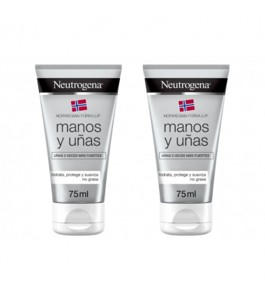 NEUTROGENA CREMA DE MANOS Y UÑAS 2 X 75ML
