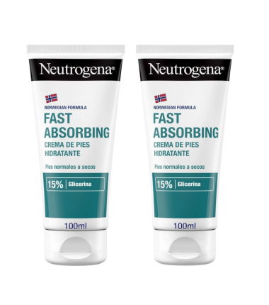 NEUTROGENA PIES CREMA ABSORCION INMEDIATA DUPLO