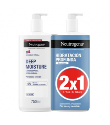 NEUTROGENA CORPORAL LOC HIDR PROFUNDA 750ML 1+1