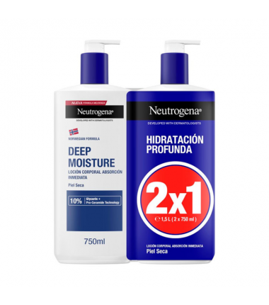 NEUTROGENA CORPORAL AZUL P/SECA 750 ML 2X1