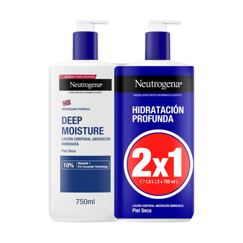 NEUTROGENA CORPORAL AZUL P/SECA 750 ML 2X1