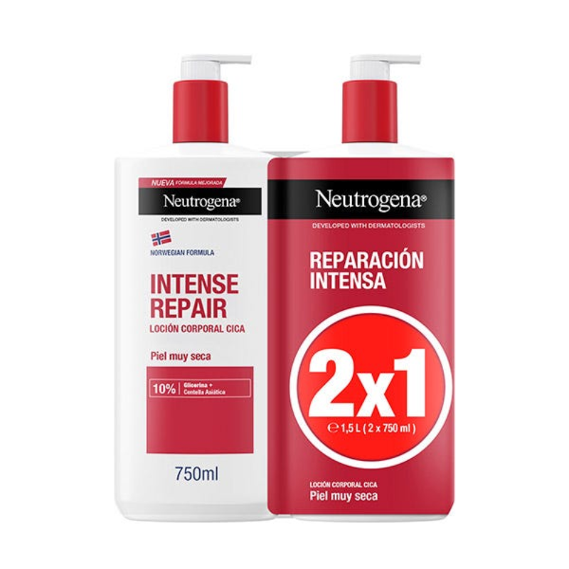 NEUTROGENA CORPORAL ROJA INTENS 750 ML 2X1