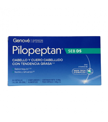 PILOPEPTAN SEB DS 30 CAPSULAS
