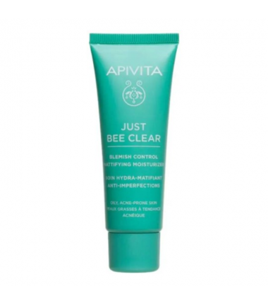 APIVITA JUST BEE CLEAR CREMA LIGERA FACIAL 40 ML