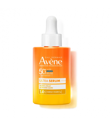 AVENE SOLAR 50+ ULTRA SERUM GLOW VIT C 30 ML