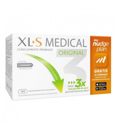 XLS MEDICAL ORIGINAL CAPTAGRASAS NUDGE 180 COMPR